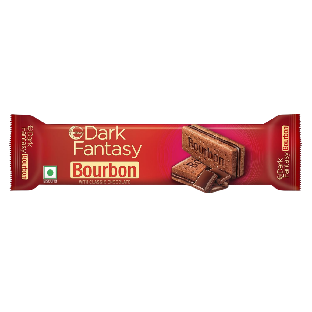Dark Fantasy Bourbon Choco Cream Biscuit 150 g buy online USA - 1